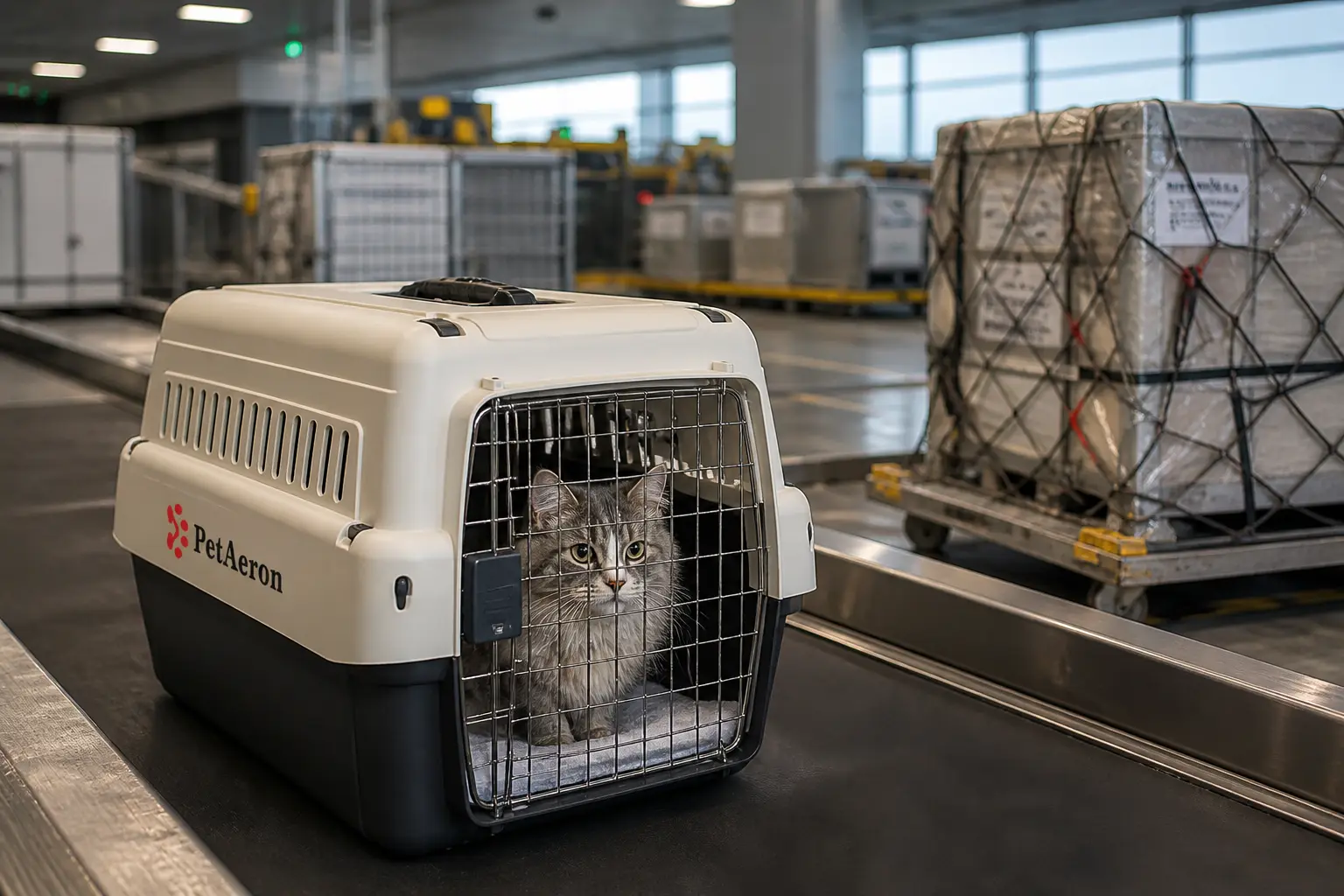 IATA-compliant pet crate and pet cargo booking for Calgary from India via Calgary International Airport YYC