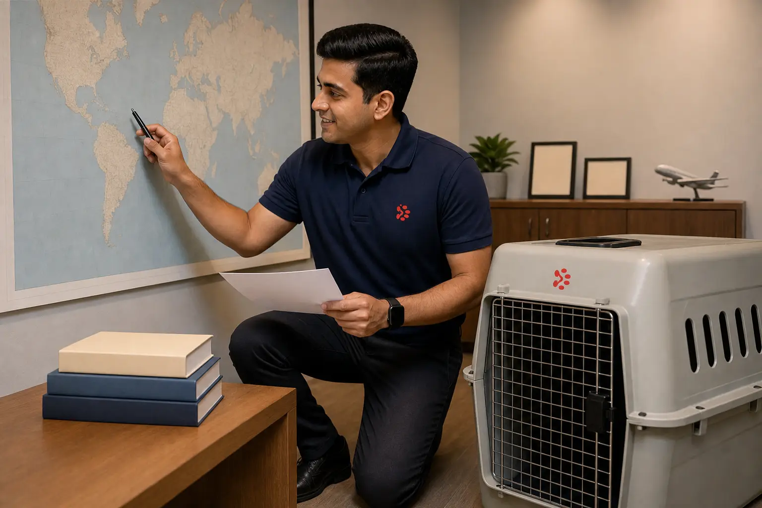 International pet relocation services from India to Kota Kinabalu, PetAeron specialist with IATA crate and route planning