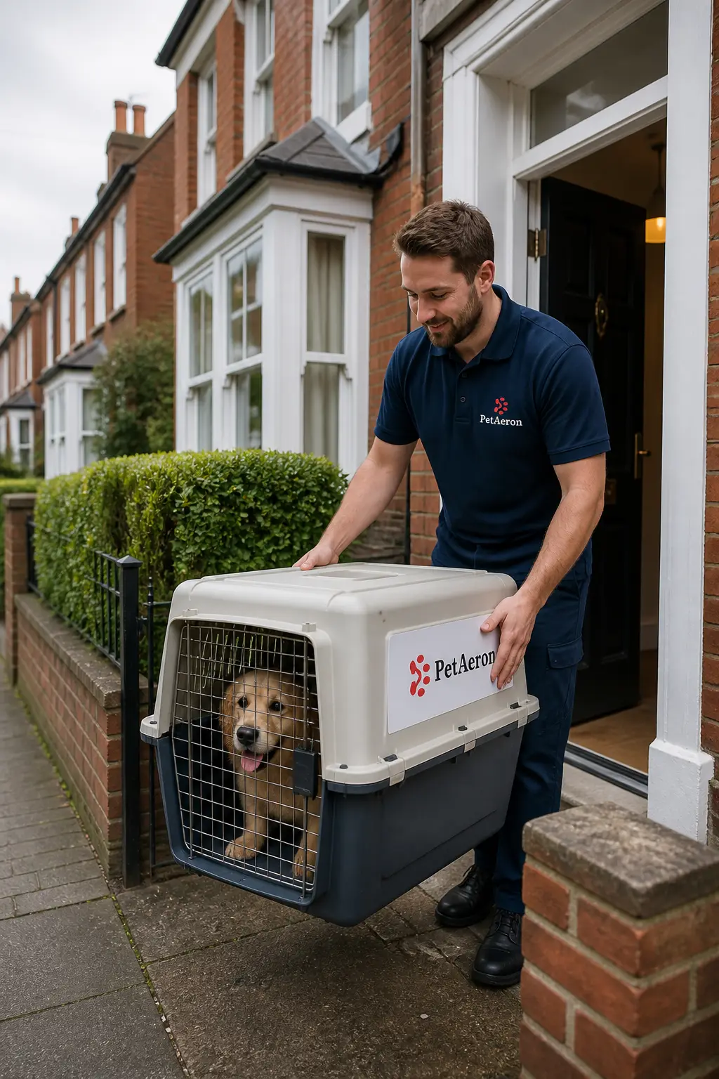 Door-to-door pet relocation from India to Bristol, PetAeron delivery at South West England home
