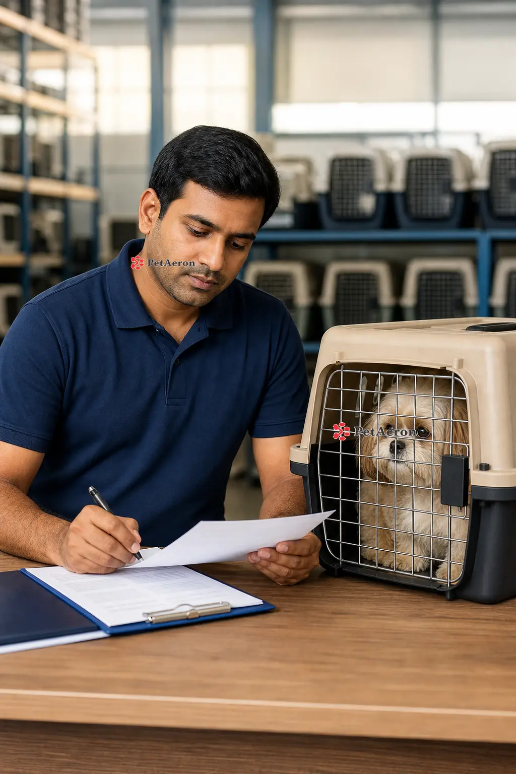 PetAeron specialist managing pet relocation services in Bangalore
